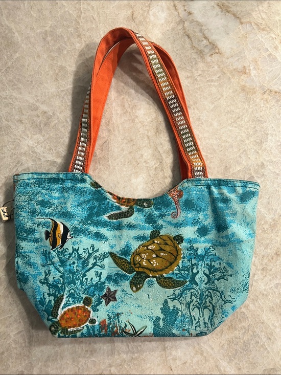 Handbags - Paul Brent tropical canvas bag. Never used.
